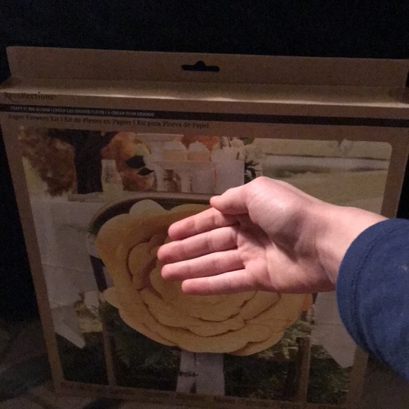 NEW RARE RECOLLECTIONS PAPER FLOWER KIT YWLLOW SUNFLOWER CRAFT GIFT LARGE - Picture 9 of 9